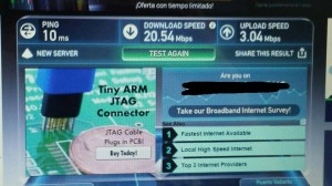 speed test in site with station      